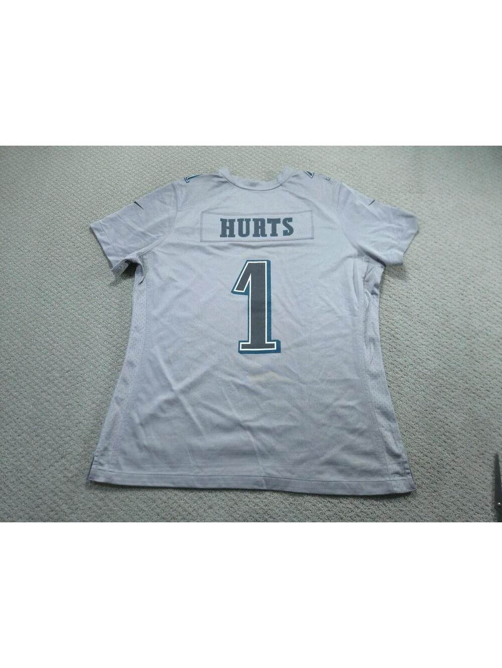 Philadelphia Eagles Jersey XL Nike Jalen Hurts Super Bowl LVII Gray Womens